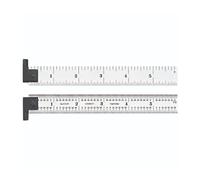 Starrett ch604r-6 6 Double face Règle en acier avec crochet