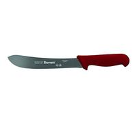 Starrett Couteau à steak étroit incurvé avec manche rouge 200 mm - BKR606-8