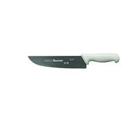 Starrett Couteau de chef professionnel BKW303-10, large et droit (10 inch (250 mm) Couteau de cuisine ultra tranchant avec lame durable, Blanc