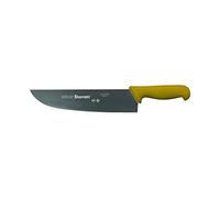 Starrett Couteau de chef professionnel BKY303-12 Couteau de cuisine droit large de 12 po (300mm) avec lame durable, Jaune