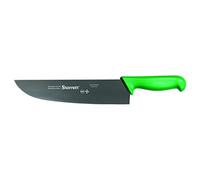 Starrett Couteau de cuisine Professional - BKG303-12, large et droit, 12 po (300mm) Couteau de cuisine ultra tranchant avec lame durable, Vert
