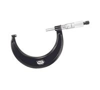 Starrett Micromètre extérieur 436.1XRL-4, arrêt à cliquet, écrou de blocage, faces en carbure, portée de 7,6 à 10,2 cm, graduation de 0 cm, précision +/- 0,000 cm