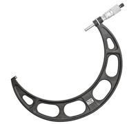 Starrett Micromètre extérieur 436MXRL-200 - Butée à cliquet - Écrou de blocage - Faces en carbure - Plage de 175 à 200 mm - Graduation de 0,01 mm - Précision +/- 0,005 mm