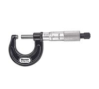 Starrett Outside Micrometer with One-Piece Spindle, Satin Chrome Finish and Advanced Sleeve Design - Quick and Easy Adjustment, 0-1" Range, .001" Graduation - 436.1XRL-1
