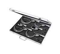 Starrett S3732bxflz 12726 carbure Micromètre en métal Coque Graduation, Lot de 4, 0-10,2 cm Range, 0 cm Résolution