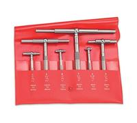 Starrett s579hz autocollant de centrage calibre télescopique avec 2 bras télescopique Set, 5/40,6 cm-15,2 cm Gamme, 2-3/8-3 - 1/10,2 cm Longueur du manche (6 pièces)