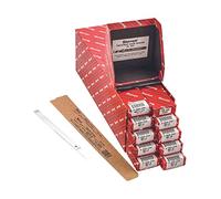 Starrett S667d Épaisseur Jauge d'épaisseur Assortiment, 0,0015-0 cm d'épaisseur, 108 pièces