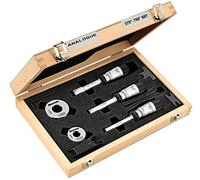 Starrett S78 X Tdz Alésage Jauge Ensemble de plage, 3/8-3/10,2 cm, EN carbure de tungstène W/3 point Contact, Nombre de têtes : 3, Nombre d'anneaux : 2