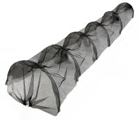 StarRing 300 x 45 x 45 cm Tunnel de culture de jardin en maille agricole Tunnel de plantation Protection pour plantes Serre Jardin Plantation Cloche Protection Cloche Protection (filet noir)