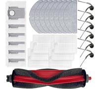 StarRing Kit de pièces de rechange pour Roborock Q7 M5+/Q7 TF+/Q7 L5+/Q7B+/pour robot aspirateur Q7T+, brosse latérale principale, chiffon de nettoyage, filtre, sac à poussière (lot de 29)