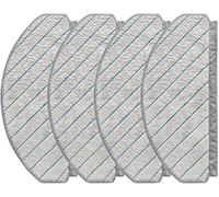 StarRing Lot de 4/10 serpillères de rechange pour aspirateur robot Ecovacs Deebot N20/N20 Plus/N20 Pro Plus, lavables et réutilisables