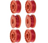 StarRing Lot de 6 bobines de rechange pour débroussailleuse WA0004 pour débroussailleuse Worx 20 V - Accessoires de rechange pour débroussailleuse WA6531 WG151, WG163E.1, WG163E.3, WG163E.6, WG163E.9