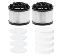 StarRing Lot de 6 filtres pré-moteur de rechange et 2 filtres post-moteur pour aspirateur sans fil LEVO-IT LVAC-200