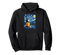 Starry Cheese Night Dairy Funny Cheese Lover Humour Sweat à Capuche