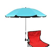 STARRY CITY Parasol pour chaise avec pince réglable, surface de 115 cm, avec fixation pour parasol pour chaises de terrasse, chaises de plage, chaises longues, fauteuils roulants, voiturettes de golf