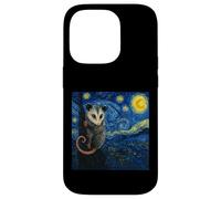 Starry Night Opossum Van Gogh Possum Coque pour iPhone 14 Pro