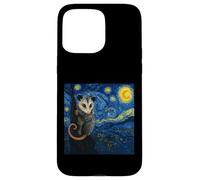 Starry Night Opossum Van Gogh Possum Coque pour iPhone 15 Pro Max