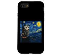 Starry Night Opossum Van Gogh Possum Coque pour iPhone SE (2020) / 7/8