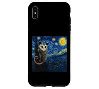 Starry Night Opossum Van Gogh Possum Coque pour iPhone XS Max