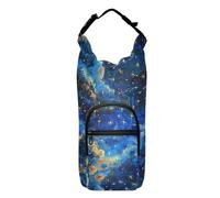 Starry Sky A Shooting Star Passing by Water Bottle Waist Pack Easy to Carry Water Bottle Sac de transport Sac à dos pour bouteille d'eau de randonnée Convient aux bouteilles de 590 ml, 680,4 g, 907,2