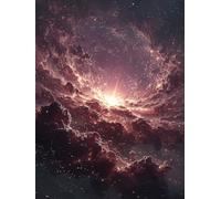 Starry Sky Light Jigsaw Puzzle 1000 Pieces Wooden Jigsaw Puzzle Adult Children's Educational Toy Family Stress Relief Game,38x52cm