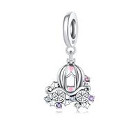 Starry - sky love pumpkin carry charm, accessoire de bracelet à breloques en argent sterling 925, compatible avec le collier de bracelet pandora