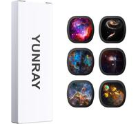 Starry Sky Realistic Records Kit, 5k Ultra HD Planetarium Home Starry Sky & Fog Projections for Galaxy Projector Pro, 6 Pieces (Nebula 3)