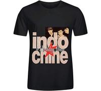 STARRY STAR Chigift Indochine Le Birthday Album 198199Pop Mens Crew Neck Customized T Shirt Black 3XL