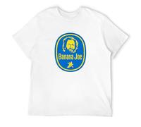STARRY STAR Men's Banana Joe - Short-Sleeve Unisex T-Shirts White 3XL