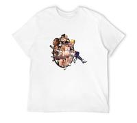 STARRY STAR Men's Dead Or Alive Black T-Shirts White 3XL