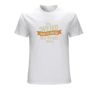 STARRY STAR Men's It's Weird Being The Same Age As Old People T-Shirts White XL