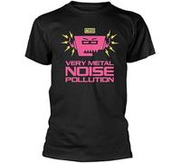 STARRY STAR Men's Pop Will Eat Itself 'Very Metal Noise Pollution' - New T-Shirts Black 3XL