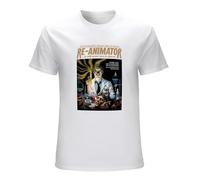 STARRY STAR Men's Re-Animator Fantasy Horror 1970'S Film Movie T-Shirts White 3XL