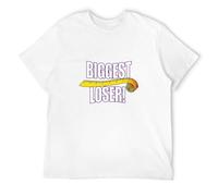 STARRY STAR Men's Realm Gy5K3F Womens The Biggest Loser Logo T-Shirts White XL