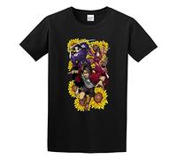 STARRY STAR Men's Samurai Champloo Poster T-Shirts Black XL