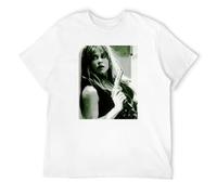STARRY STAR Men's Sarah Connor Terminator Linda Hamilton Movie Fan T-Shirts White XL
