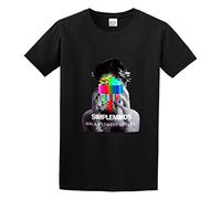 STARRY STAR Men's Simple Minds Walk Between Worlds Album T-Shirts Black XXL