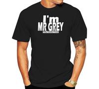 STARRY STAR Men's The M Mr Grey Humor Film 50 Shades of Red Sizes S M L XL XXL XXXL T-Shirts Black L