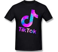 STARRY STAR nde Men's T_Ok T_IK Cotton Lightweight Classical Vintage Short Sleeve T-Shirt S