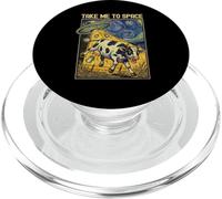 Starry UFO Night Van Farmer Gogh Ferme Vache drôle Vintage PopSockets PopGrip pour MagSafe