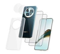 STARRYNOVA 5 en 1 Coque Transparente pour Realme 13 Pro / 13 Pro Plus 5G - avec 2X Protecteur d'écran et 2X Protecteur de lentille et Housse en Silicone Cristal Clair