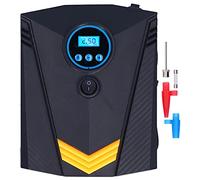 Starrypxl 120W Tire Inflator Digital Display LED Light Portable Automatic 12V Car Cycle Motorcycle Versatile Efficient Design