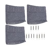 Starrypxl 3pcs RV Étape Couvre 22 X 20in Wearproof RV Escalier Tapis pour 8 à 11 Pouces Profondeur RV Rayon Étapes Gris