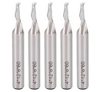 Starrypxl 5pcs 8 mm Tungsten Steel Router Bit Gravure de mouture Moignant Moulage final Précision Outils de coupe Woodworking Metalworking