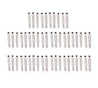 Starrypxl Air Conditioning Hose Barb Fitting Aluminum Connector 12.5mm to 14mm 50 Pcs Universal Car Truck Engineering Modification Durable Sleeve (9mm to 11mm Sleeve)