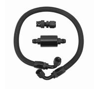 Starrypxl AN6 Fuel Line Hose Kit Black Replacement 1988-2000 Durable High-Performance Fuel System Upgrade