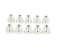Starrypxl AN6 Weld On Bung Fitting 1/2in Male Thread Aluminum Alloy 10Pcs Durable Hose Adapter Auto Use