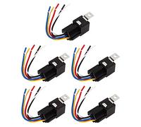 Starrypxl Automotive Relay 5PCS 12V 40A JD1914 5 Pin Wire Harness Durable Reliable for Car Truck Motorcycle Boat
