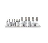 Starrypxl Automotive Repair Bit Socket Set 11PCS 1/4in 3/8in Universal Metal Tools Durable Versatile for Car Maintenance and DIY Projects