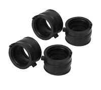 Starrypxl Carb Intake Manifold Boots Set 4 Pcs Rubber Adapter NV400 CJ CK Steed 400 VRX400T NV600 VT600C VT600CD Shadow Durable Flexible High-Performance Engine Enhancement